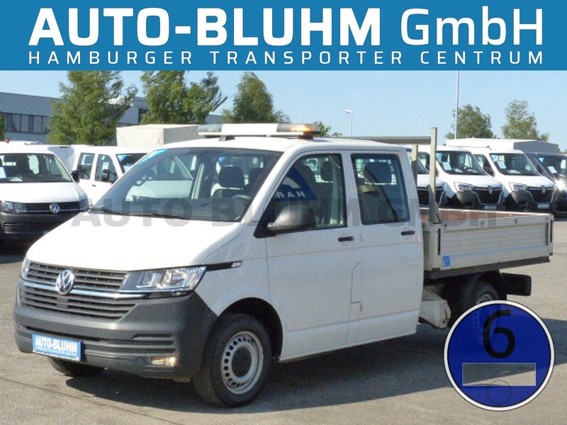 Volkswagen T6.1 TDI-SCR Doka + AC Navi Warnlichtbalken AHK