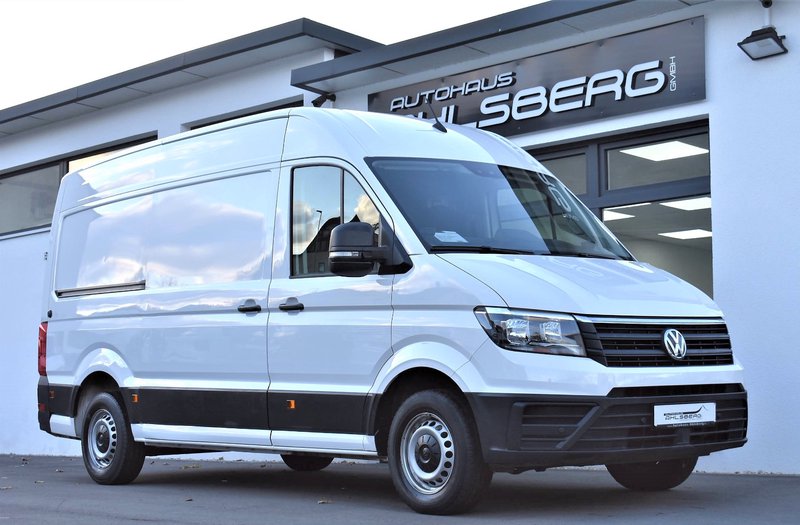 Volkswagen Crafter Kasten Kasten 35 mittellang Hochdach FWD AHK/Navi/PDC/Klima/RFK