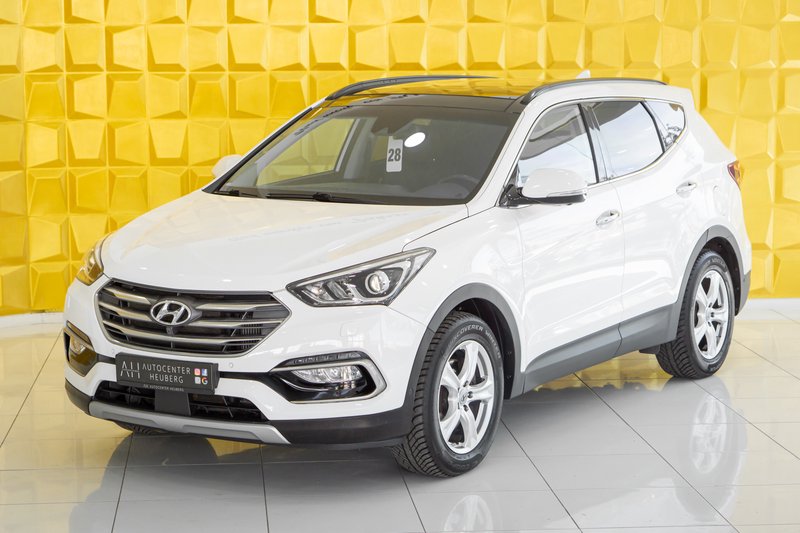 Hyundai SANTA FE blue Premium 4WD 360°ACC SPUR TOT