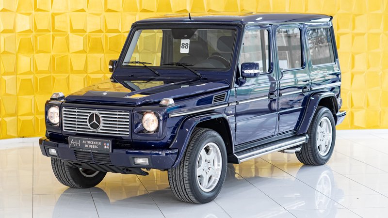Mercedes-Benz G 55 AMG  Mysticblau 1.Hd SCHIEBEDACH