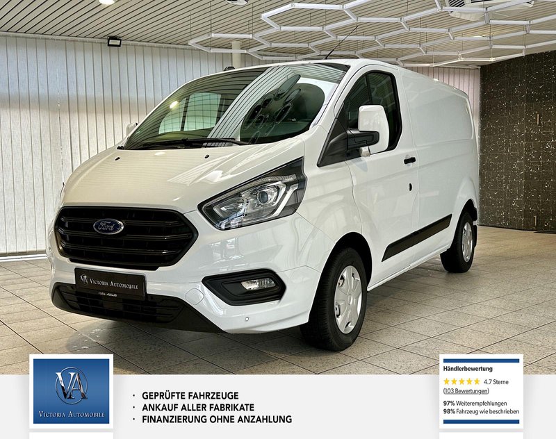 Ford Transit Custom Kasten 1 Hand, Mega Ausstattung, Sehr gepflegt, Rückfahrkamera, PDC, Sitzheizung, Tempomat, 300 L1 Trend