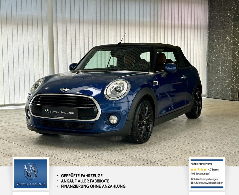 MINI Cabrio Cooper D Vollausstatung Verdeck elektrisch Automatik LED Rückfahrkamera Tempomat Leder Exlusiv