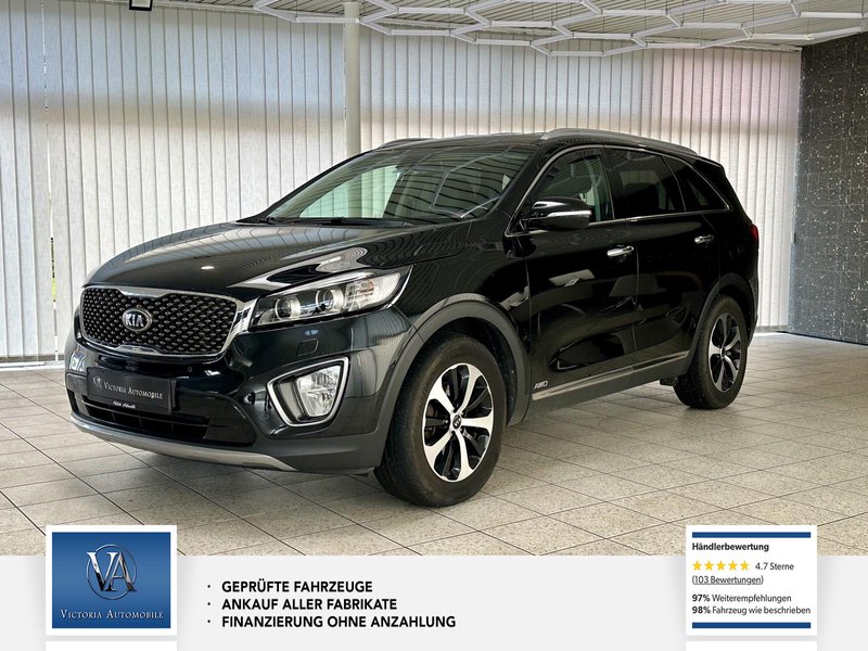 Kia Sorento Spirit 4WD Vollausstatung, Unfallfrei , Scheckheft- Alle Inspektionen,Leder, Keyless-Go, Anhängerkupplung, Spurhalteassistent,