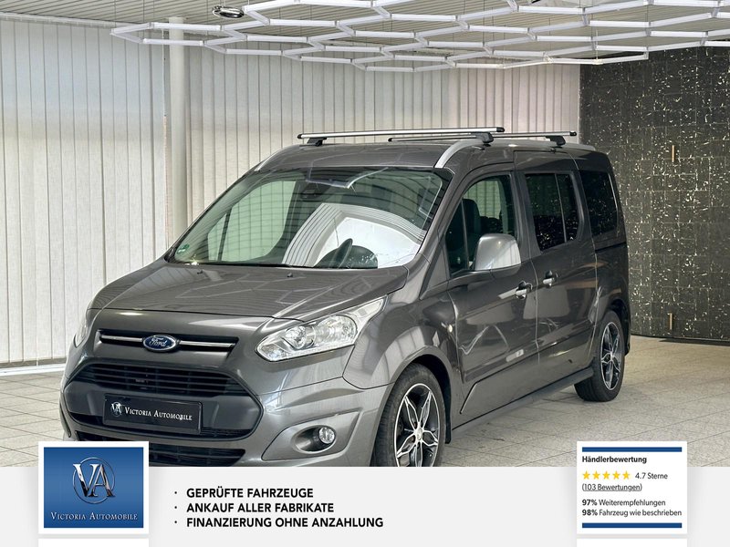 Ford Grand Tourneo Connect 7 Sitze, Panorama-Glasdach mit Solar-Reflect Titanium Navigation Digitales Serviceheft