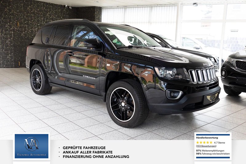 Jeep Compass 2.0 Aut Klima AHK T-Leder Euro 6