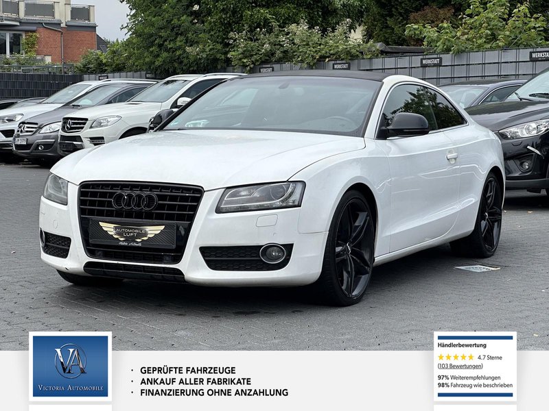 Audi A5 Coupe foliert org.Farbe Schwarz 2.7 TDI
