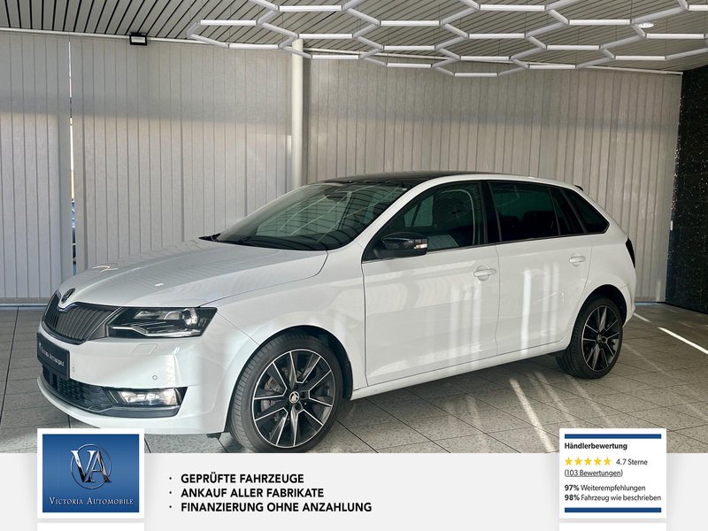 Skoda Rapid Spaceback Panoramadach, Rückfahrkamera Style  Scheckheft