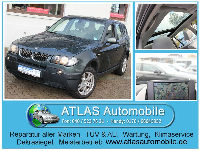 BMW X3 3.0d Automatik+Navi+el.Panoramadach+abn.AHK