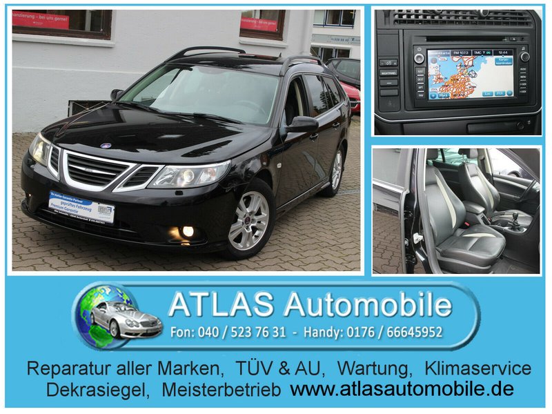 Saab 9-3 1.9 TiD Vector Kombi 1.Hand+Leder+Navi+Xenon
