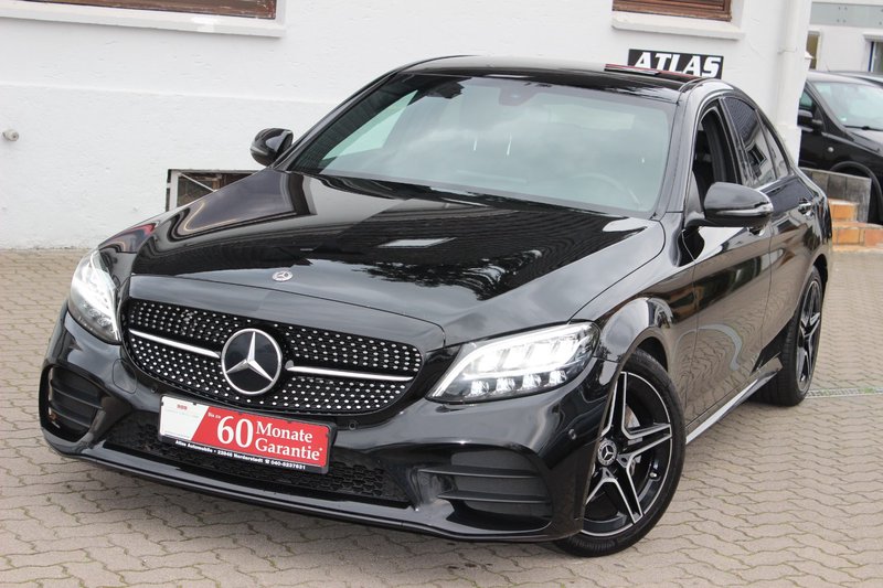 Mercedes-Benz C 220 d AMG-+Volldigital+LED+Panoramadach+Navi+Night-Paket