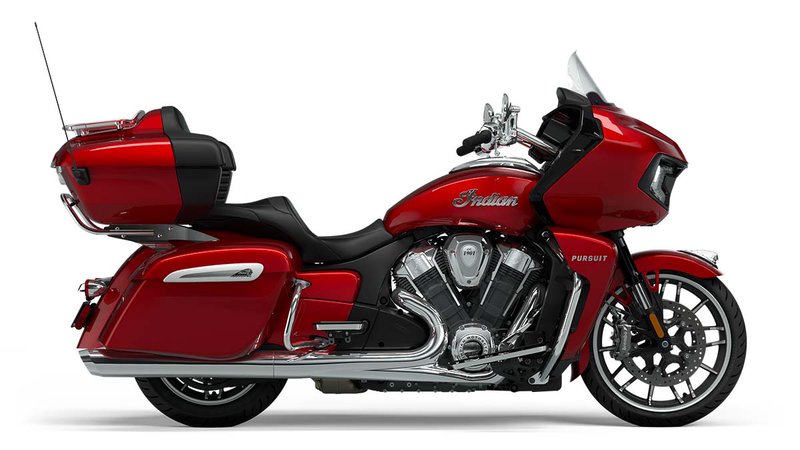 Indian Pursuit Limited PowerBand & Audio Package Sunset Red Metallic 5-Jahre Garantie