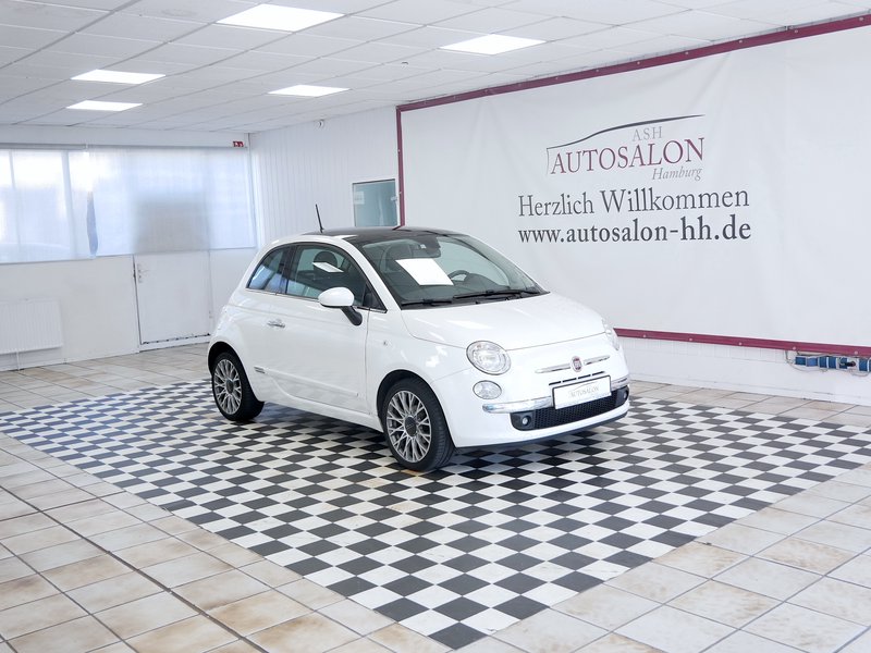 Fiat 500 Lounge*2Vorb*Panorama-Schiebedach*Bluetooth*TÜV Neu*