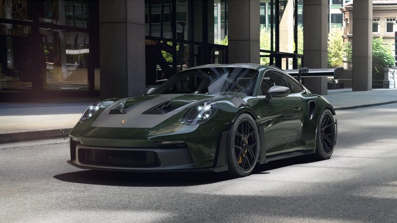 Porsche 911/992 GT3 RS  Weissach PTS BREWSTERGREEN Lift