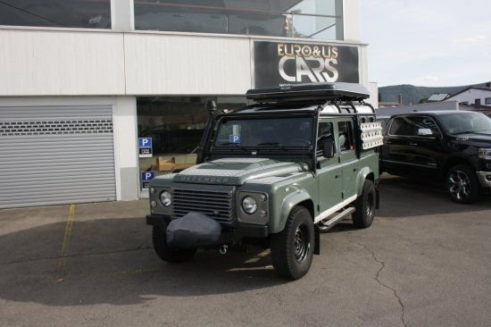 Land Rover Defender 110 SE Käfig Offroad Umbau Recaro Wind