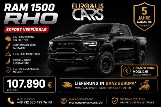 Dodge RAM RHO 5 Jahre Garantie AHK 3,0ltr H.O. Hurrica