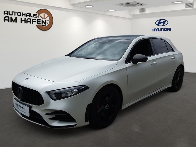 Mercedes-Benz A 200 Foliert mit Rechnung in weiss Navi LED AMG Line 8-fach