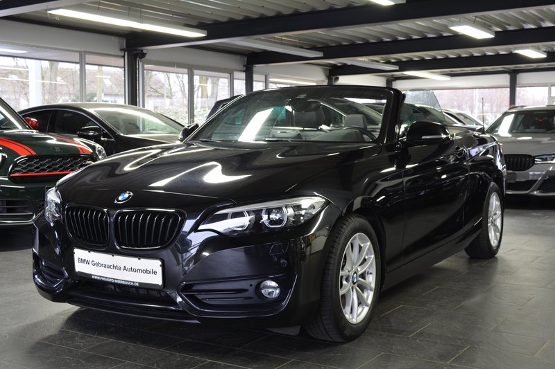 BMW 218 i Cabrio Sport Line NAVI/LEDER/TEMPOMAT/LED
