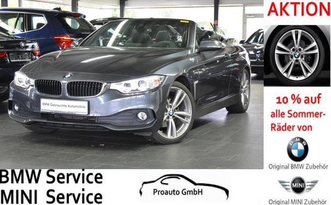 BMW 420d Cabrio Aut./NAVIPROF/HUD/ALARM/RFK/SWW/HIFI