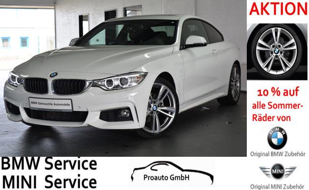 BMW 420d Coupe Aut. M-SPORTPAKET HEAD-UP/NAVI PROF/GLASDACH
