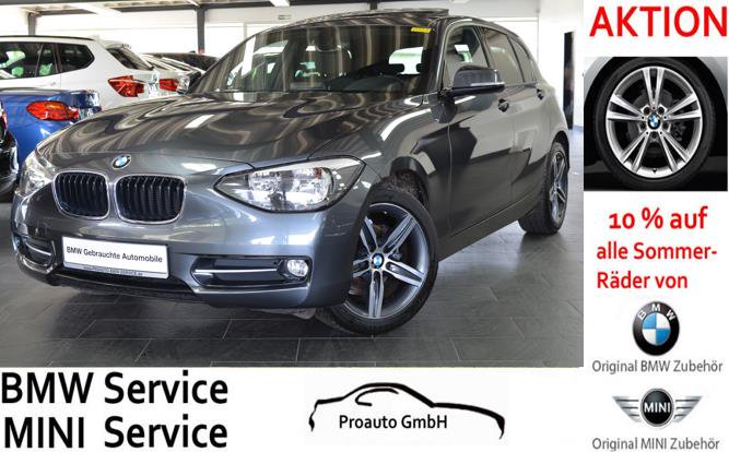 BMW 118d Sport Line NAVI/GLASDACH/SITZHEIZUNG/PDC