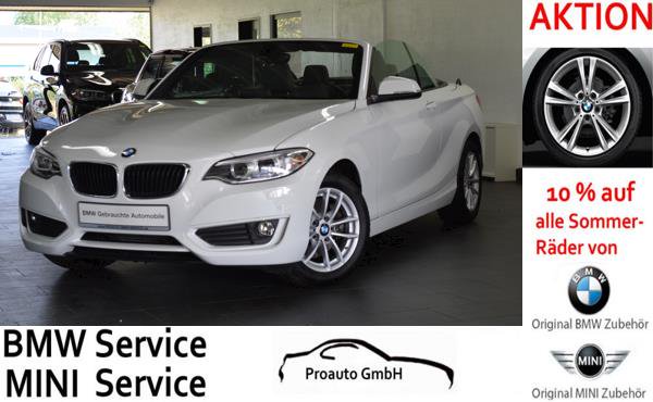 BMW 220d Cabrio Sport-Aut. Advantage NAVI/XENON/PDC