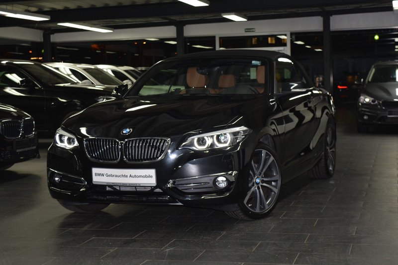 BMW 218d Cabrio Aut. Luxury Line LED/NAVI PROF/HIFI/6d-temp