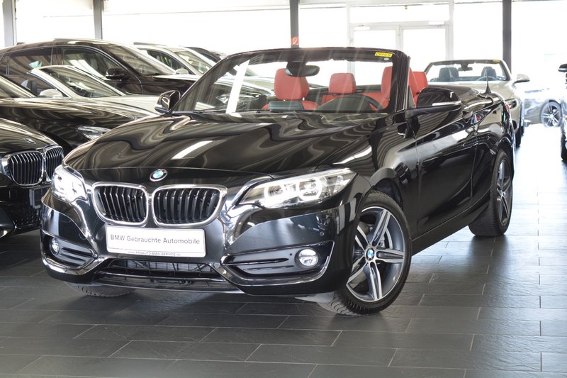 BMW 220i Sport Line CABRIO/LEDER/RFK/KOMFORTZUGANG