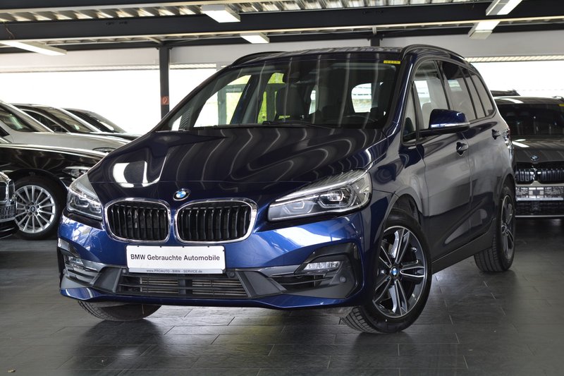 BMW 216i Gran Tourer Sport Line AHK/7-SITZER/LED/NAVI/KAMERA/HIFI