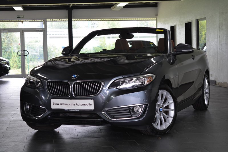 BMW 218 i Cabrio Luxury Line NAVI/LEDER/HIFI/SITZHEIZUNG/PDC