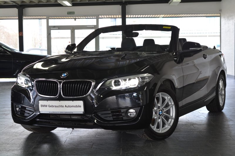 BMW 218 i Cabrio Advantage LED/NAVI/LEDER/HIFI/DAB