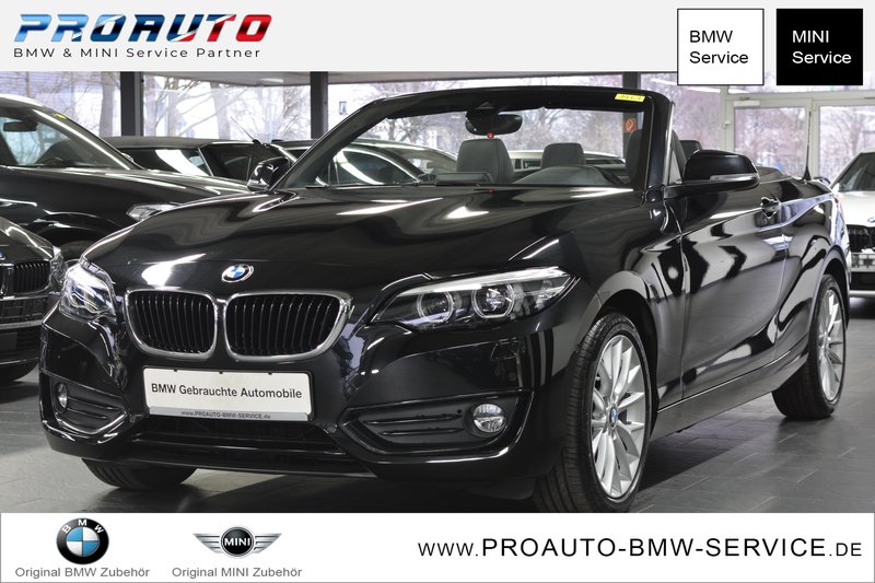 BMW 220 i Cabrio Advantage LED/NAVI/LEDER/HARMAN KARDON/DAB