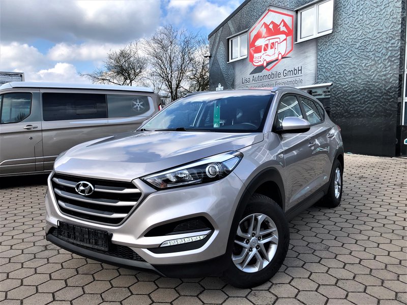 Hyundai TUCSON Hyundai Tucson blue 2WD 1,6 "Trend"-Navi-LED-SHZ-Eur6-Cam