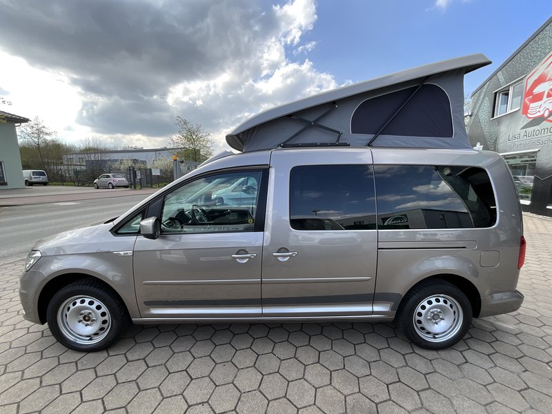Volkswagen Caddy Maxi 1,4 TSI Reimo Camper Eu6 SCR BMT 96kW Aufstelldach-Küche-Bett-Cam