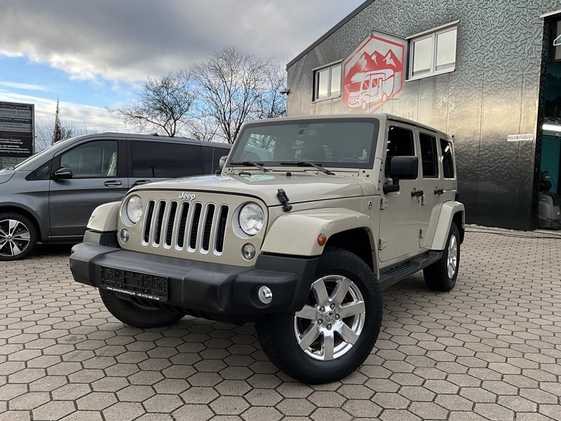 Jeep Wrangler JK Unlimited Hard-Top 2.8 CRD Sahara 4x4 Leder--AHK-Euro6