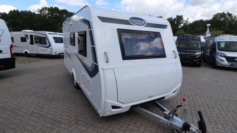 Caravelair Alba 430 Style Family Fliegengittertüre, Truma Vent, 1300 KG Auflastung