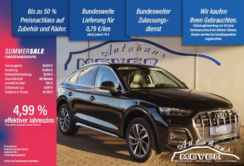 Audi Q5 Sportback 40TFSI 4*J.Gar/Matrix/Leder/el.Klap