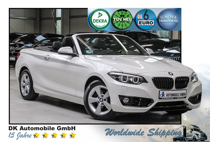 BMW 218i Cabrio Aut/SPORT LINE/HARMAN/KOMFORTZUGANG