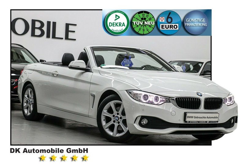 BMW 420 d Cabrio Aut/KOMFORTZUGANG/ANHÄNGER/NAVI PRO