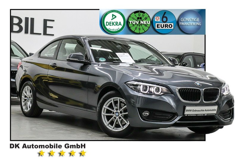 BMW 218 d Coupé Aut./ADVANTAGE/SPORTLENKRAD/LED/NAVI/