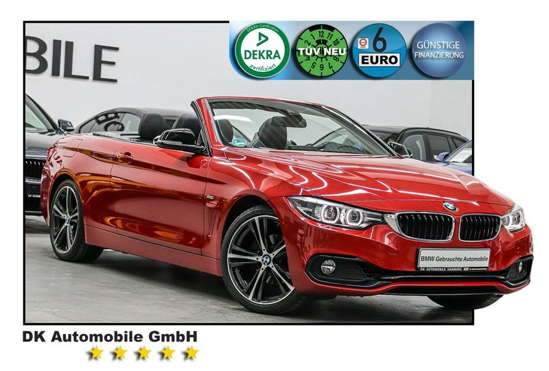 BMW 420i Cabrio Aut /SPORT LINE/HARMAN/LENKRADHEIZUNG
