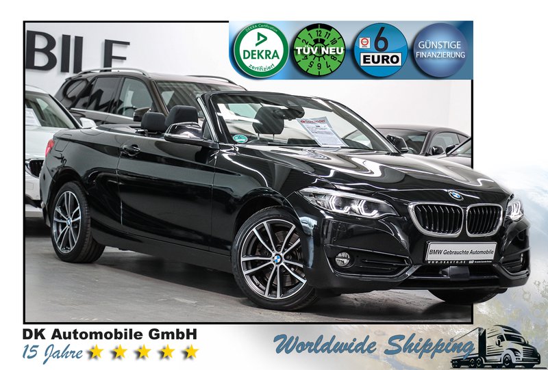 BMW 230i Cabrio Sport-Aut./SPORT LINE/ HARMAN/KAMERA/