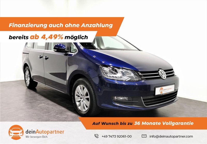 Volkswagen Sharan 2.0 TDI 7-Sitzer StandHzg Navi Xenon ACC