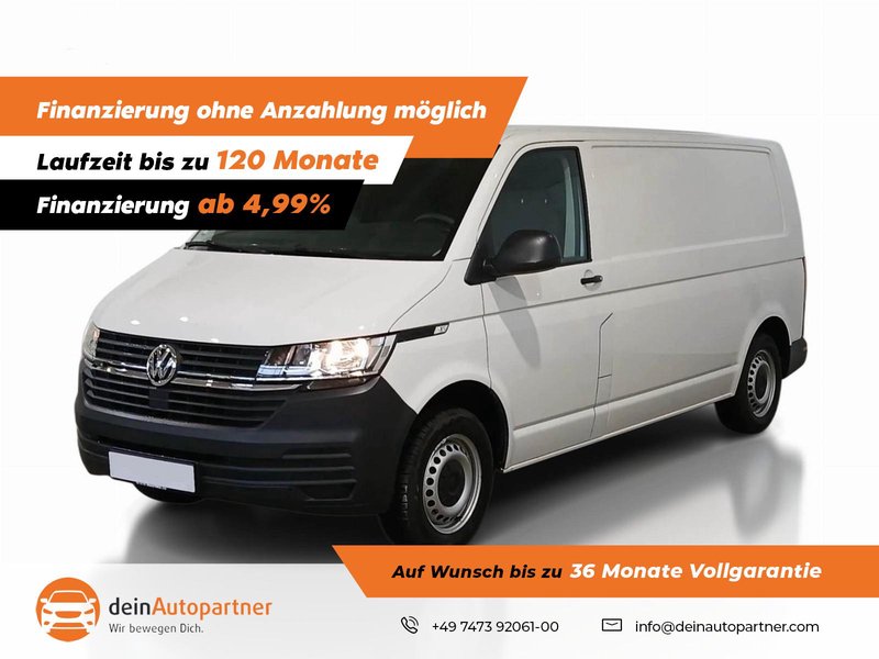 Volkswagen T6.1 Transporter Kasten e ABT elektro lang KLIMA/AHK/DAB