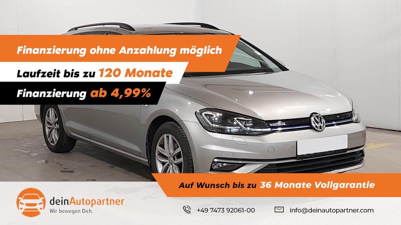 Volkswagen Golf VII Variant Comf. BM TGI NAVI/LED/LEDER/AHK/RFK