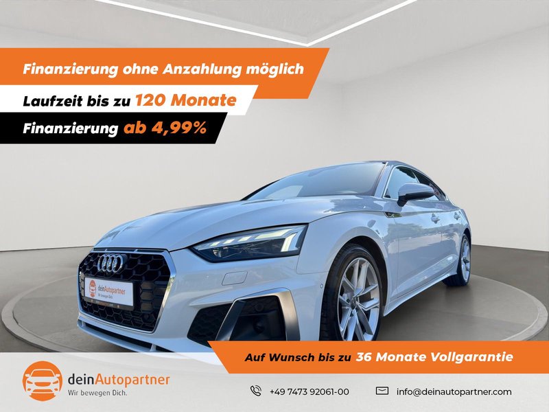 Audi A5 Sportback 40 g-tron S line LED/LEDER/HUD/ACC/LANE/360° KAMERA