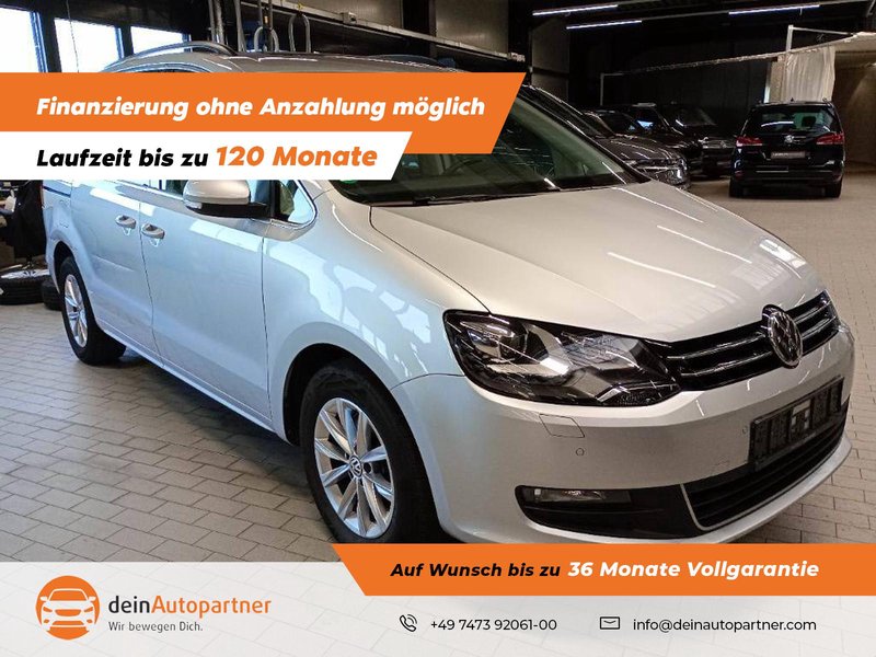 Volkswagen Sharan Comfortline DSG 7 Sitzer Pano Dach Navi Rfk