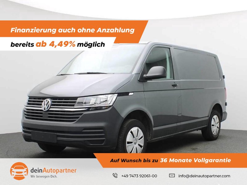 Volkswagen T6.1 Transporter Kasten 2.0 TDI Klima DAB Flügel Shz