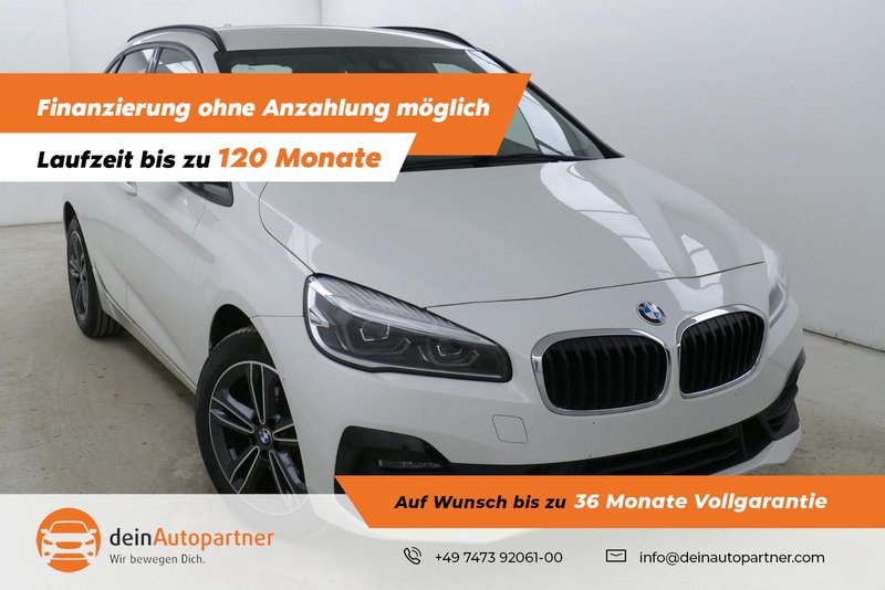 BMW 218d Active Tourer Steptronic NAVI LED LEDER PDC Tempomat