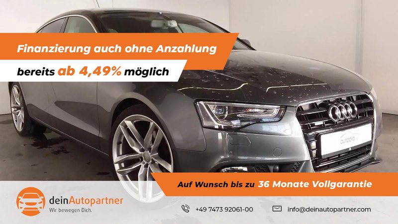 Audi A5 Sportback 3.0 TDI quattro S Line LM Leder B&O MMI ACC Xenon