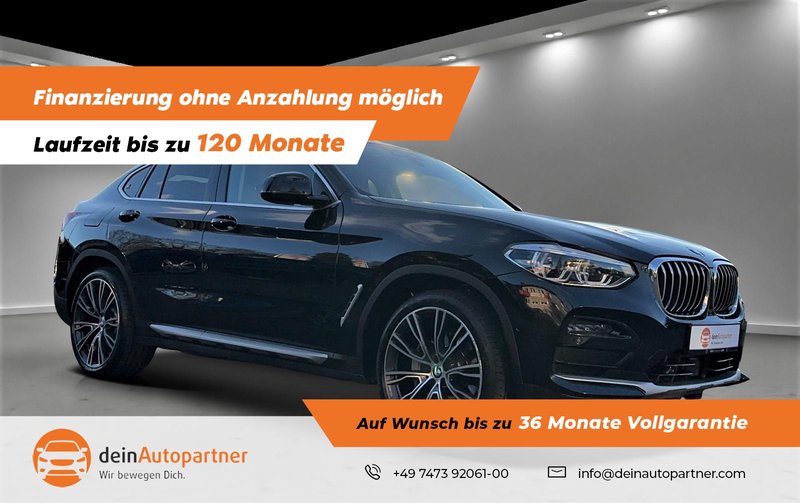BMW X4 xDrive30d xLine Leder AHK Pano LED Dr.Ass. StandHzg.